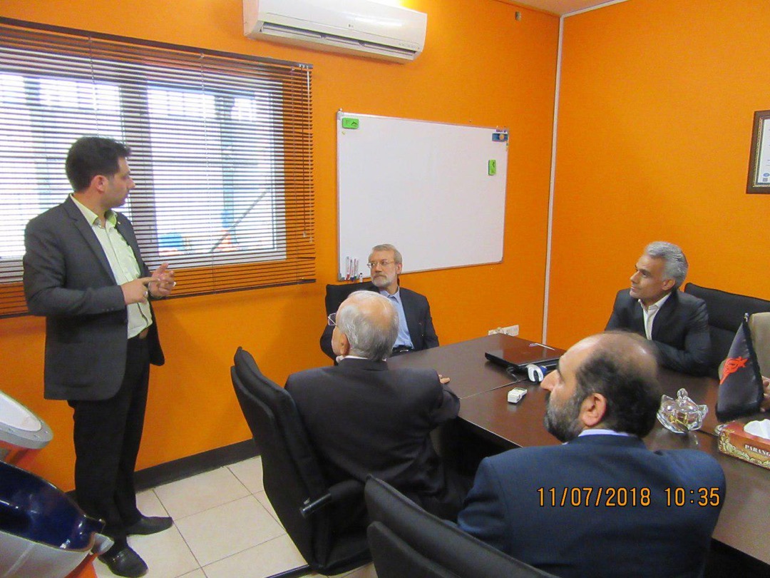 Dr Ali Larijani visited our factory