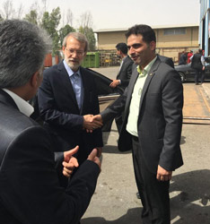 Dr Ali Larijani visited our factory
